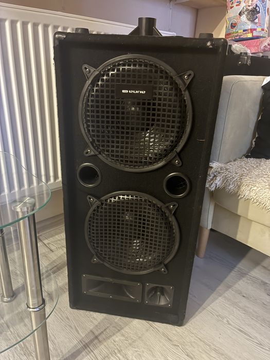 Glosniki auna pro razem z powermikserem i statywami