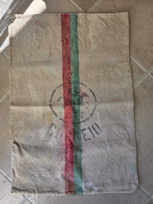 Saco de Serapilheira Antigo CTT – “10 B” – Vintage Raro