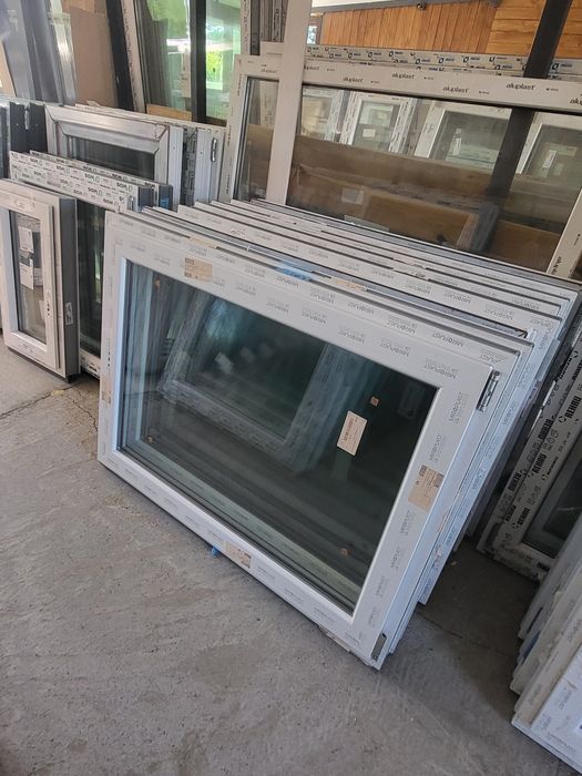 Okno PCV 120x80, 120x90 białe