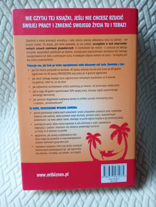 4 godzinny tydzień pracy Timothy Ferriss