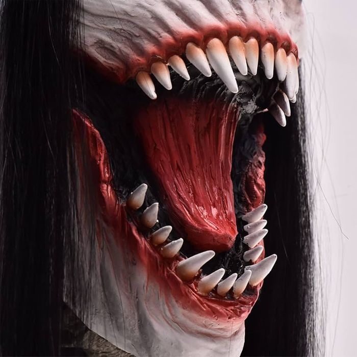Maska Zombi Horror Demon Czerwone Oczy Wampir Kostium Karnawałowy