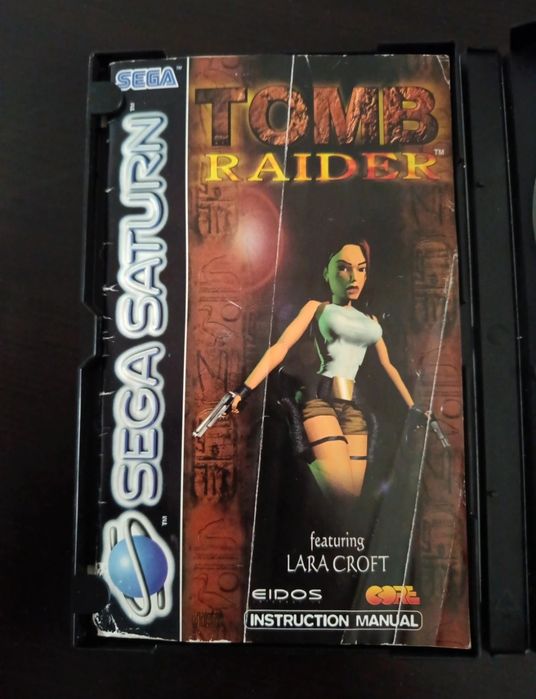 Tomb Raider Sega Saturn Pal - CIB (selo sega Portugal / Ecofilmes)