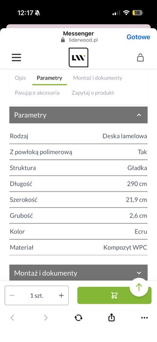 Lamel elewacyjny