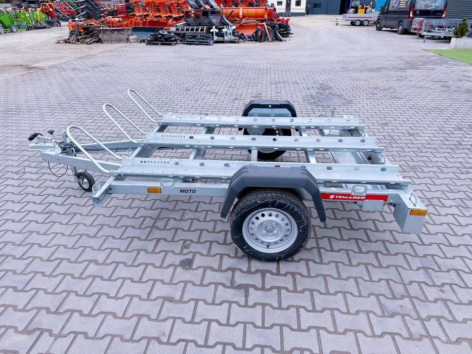 TEMARED MOTO 3 Premium DMC 750 kg na 3 motocykle bez podłogi