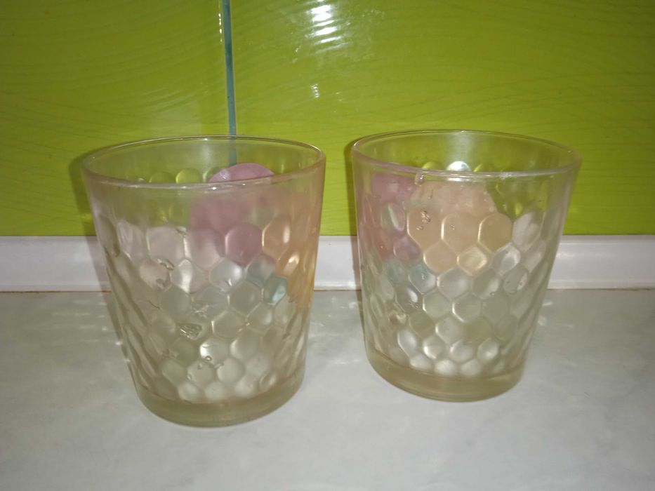 Набор 4 стакана яблоки