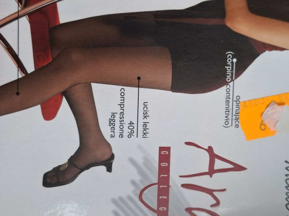 Czarne rajstopy 50 den, r.3