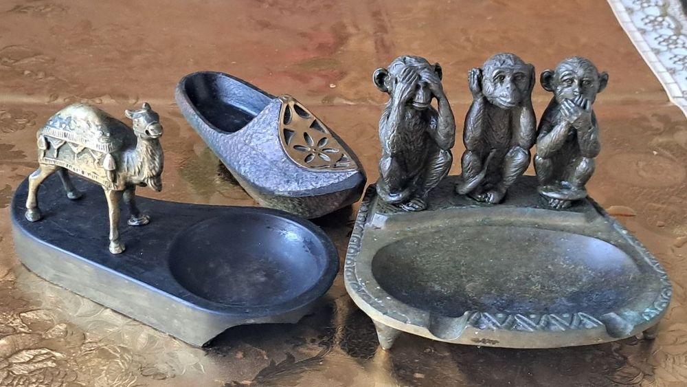 Пепельницы Нимор ( Обезьяны, верблюд, башмачок)