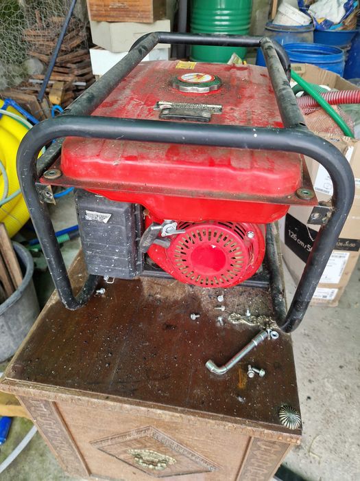 Motor de gerador a trabalhar