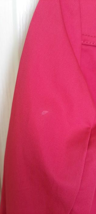 Nowy trencz płaszcz fuksja klasyczny Tatuum Megana 100% bawełna 34 XS