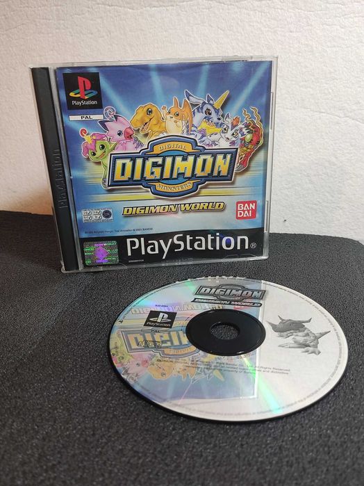 Digimon World PlayStation 1 PS1 com caixa em bom estado geral