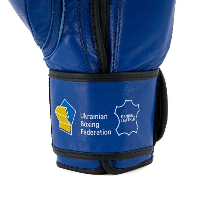 Боксерские перчатки "KNOCK" Green Hill, с печать ФБУ 12унций