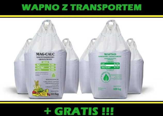 WAPNO Nawozowe WĘGLANOWE Granulowane MAGNEZOWE transport NAWÓZ !