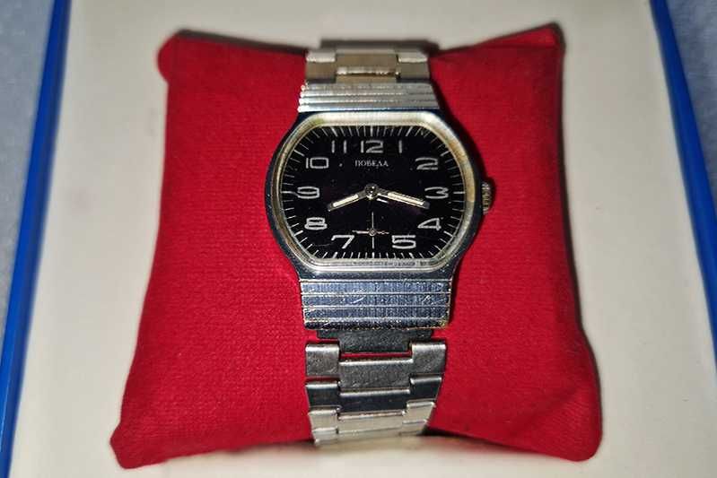 Pobieda – ZiM zegarek mechaniczny 15 jeveles kaliber 2602 purple 1992 XX wiek