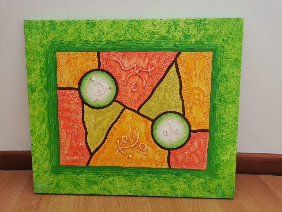 Tela pintada à mão