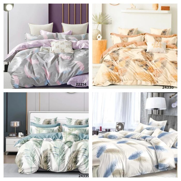 Постільна білизна з простирадлом на резинці ( Постельное белье