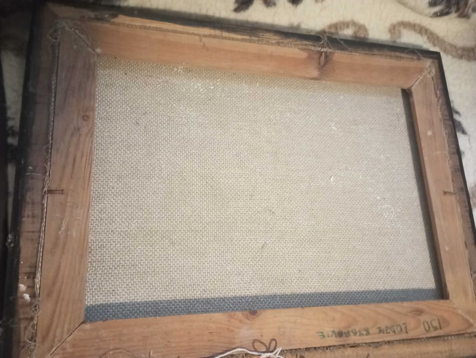 Stary obraz ręcznie malowany na płótnie