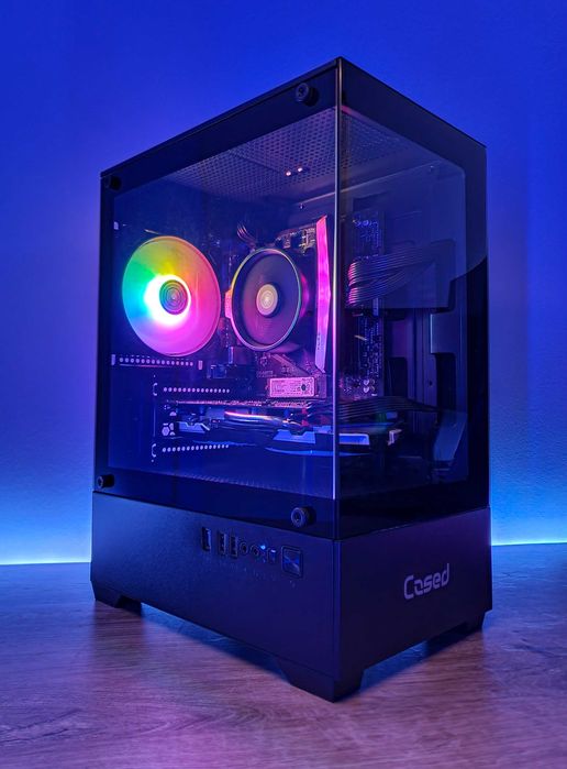 Komputer do Gier RYZEN/RX470 8GB/12GB DDR4/256SSD+1TBHDD RGB Okazja!