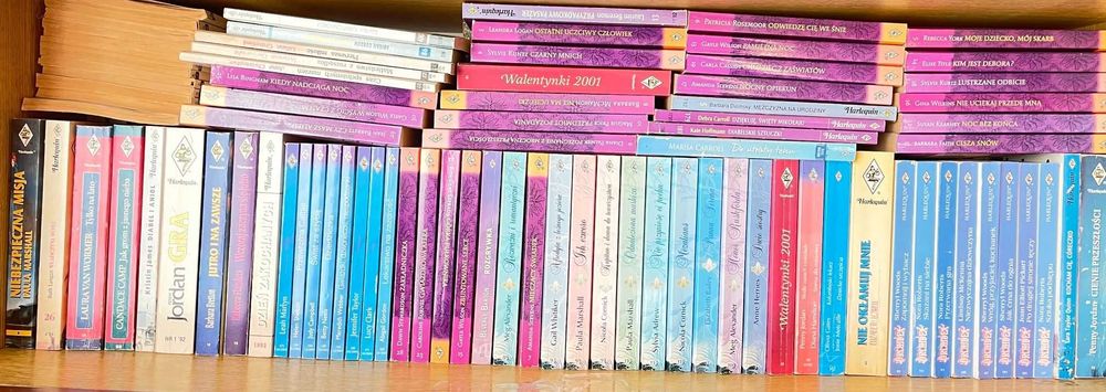 KSIĄŻKI różne serie wydawnictwo "Harlequin"