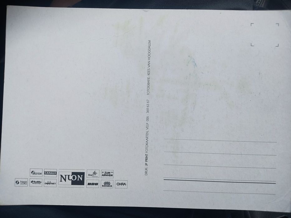 Postal do vitesse Países Baixos 1988/ 1999