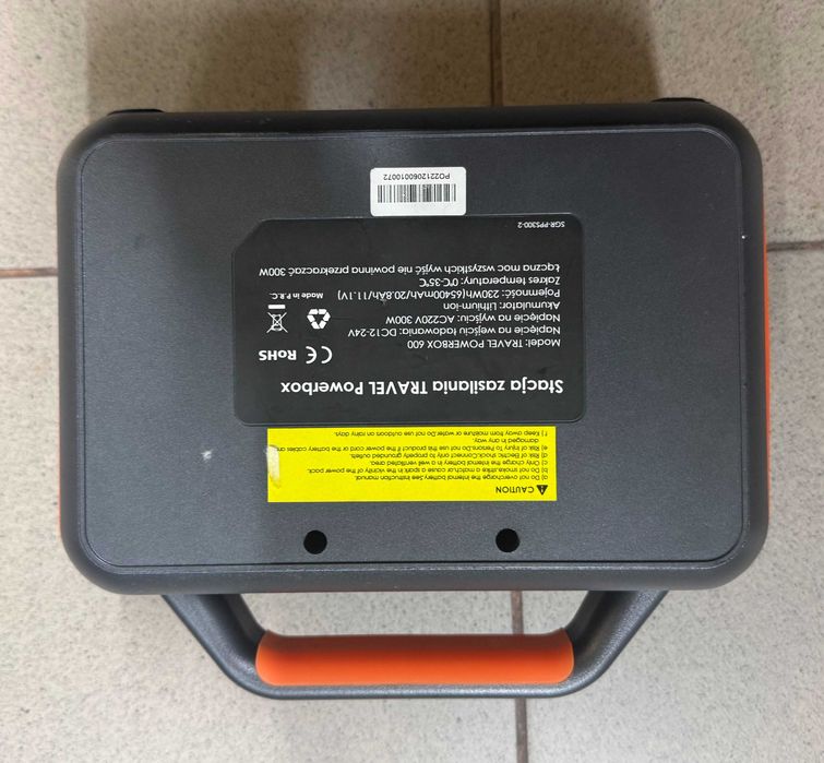 Przenośny magazyn energii TRAVEL POWERBOX 600 300W /NowyLombard