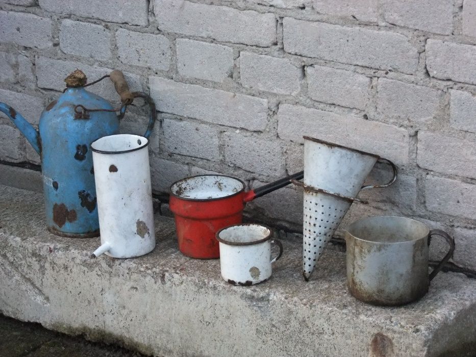 Zestaw naczyń lata 80-te