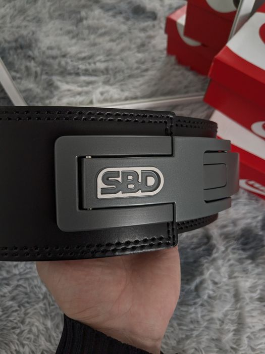 Пояс SBD 13mm Lever Belt — Розмір M — Новий (Чорний/Червоний)