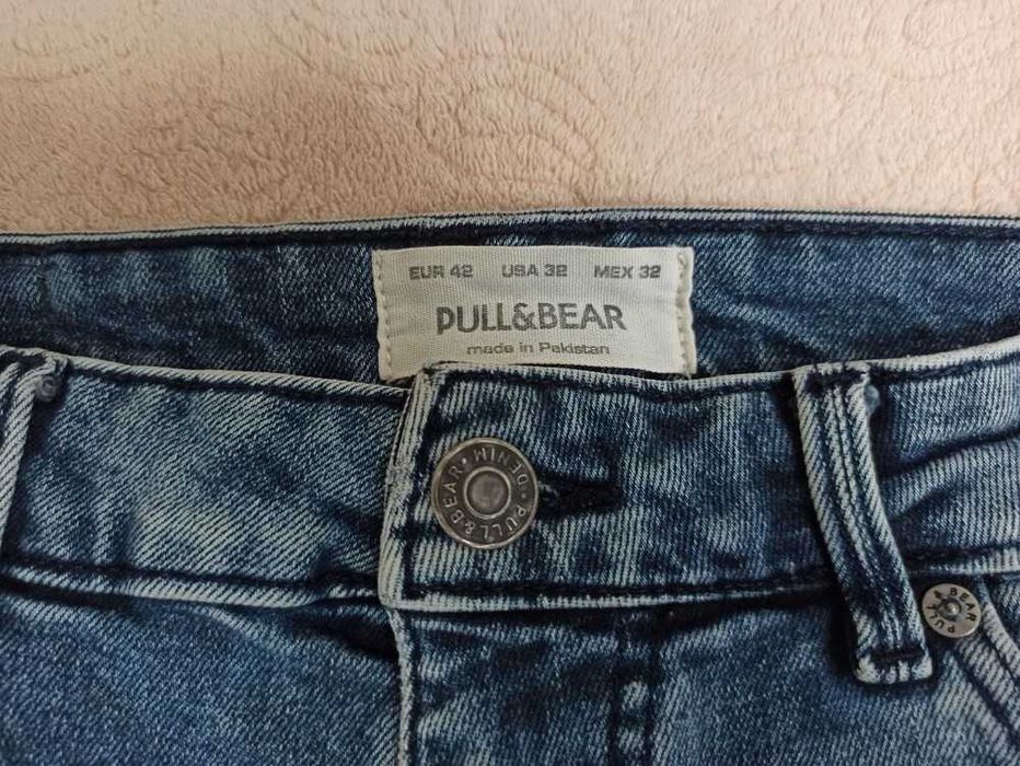 Шорты мужские джинсовые pull&bear в идеальном состоянии р. usa32/eur42