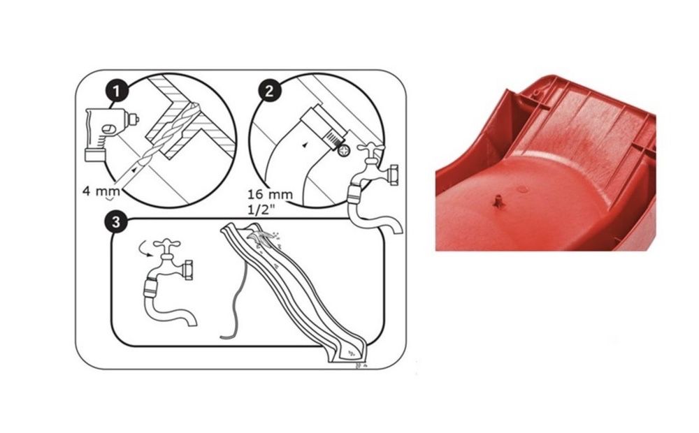 Топ продаж! Гірка 2,2 метра для дитячого майданчика