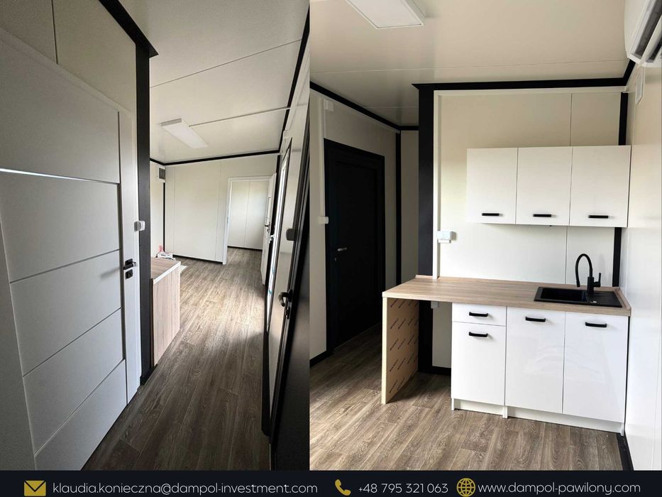 Domek 21m2/ modułowy, całoroczny, letniskowy, mobilny, biuro
