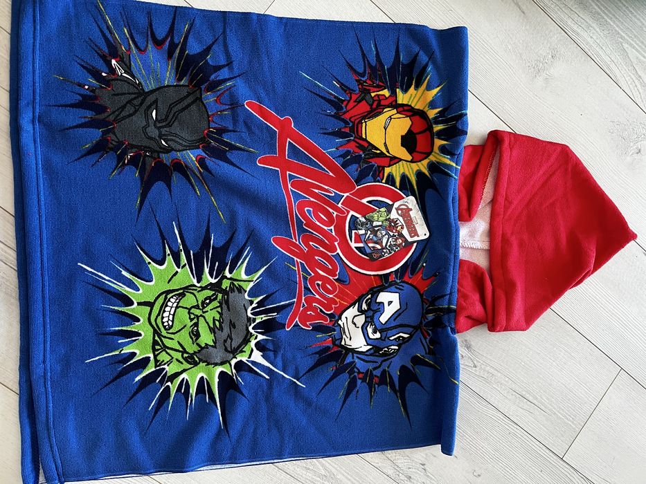 Новий рушник пончо 55* 110 см Marvel Avengers