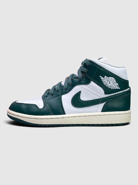 Buty Sportowe Nike Air Jordan 1 Mid Biały Ciemnozielony Rozmiar 39