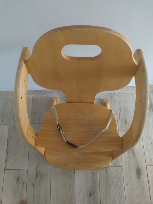Krzesełko dziecięce drewniane rosnące