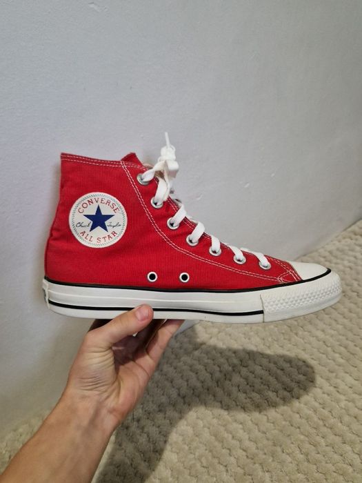 Высокие красные кеды конверсы converse 39 р в идеале