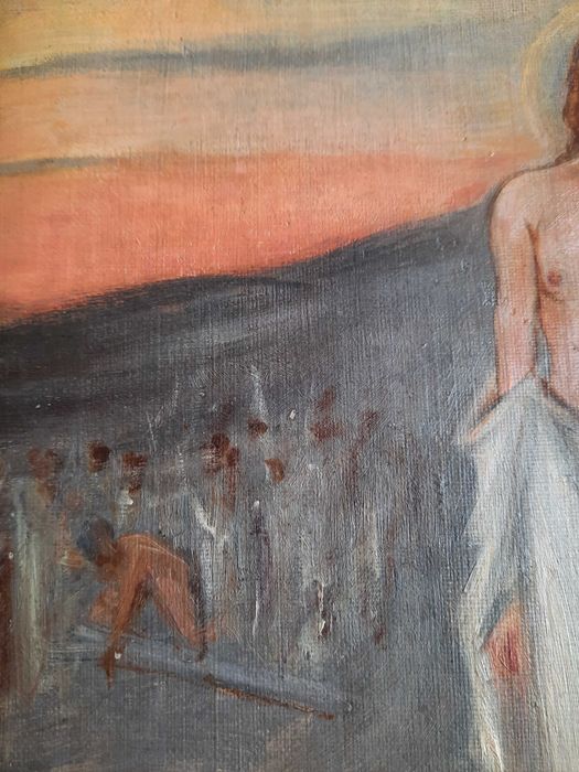 António Carneiro Cena religiosa