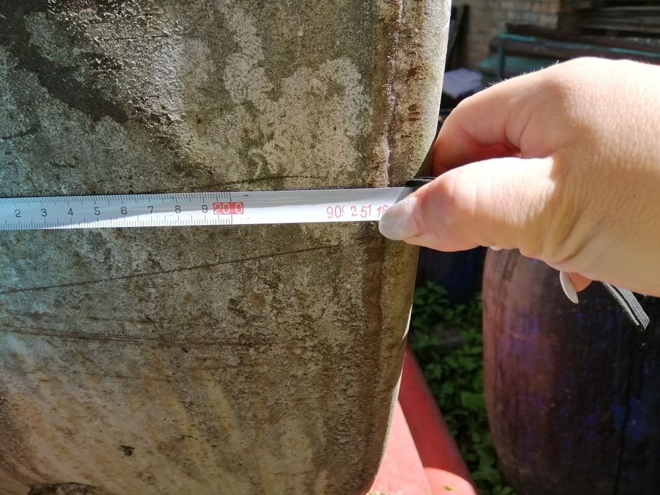 Бочка металева, ціла в хорошому стані