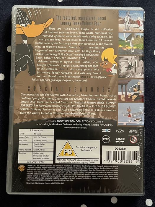 9x DVDs Wallace & Gromit, Ovelha Choné, Shrek, Valliant