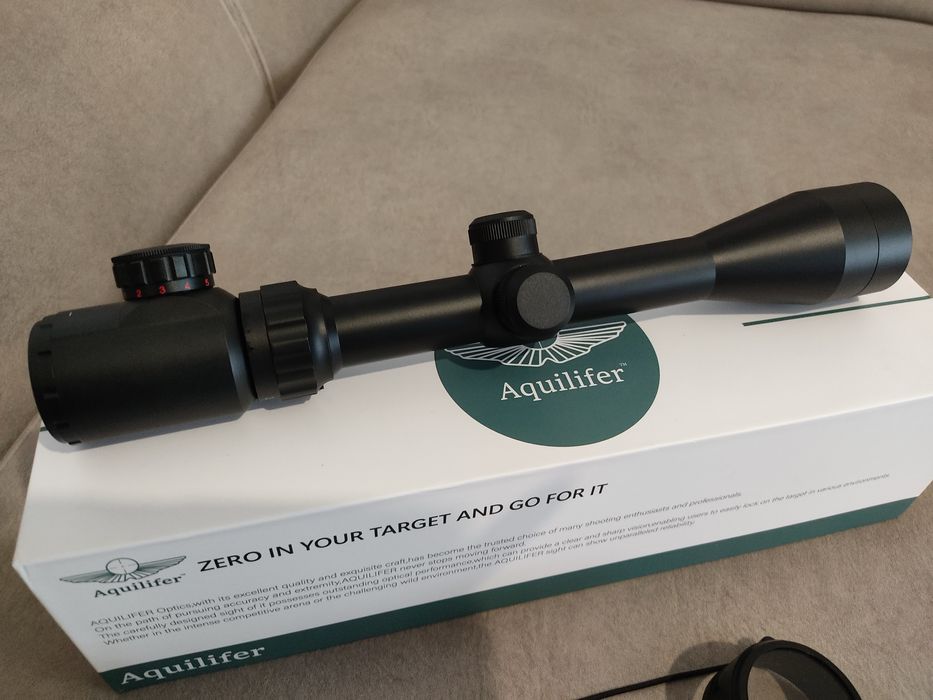 Mira telescópica NOVA, 3-9x40 com reticulo iluminado