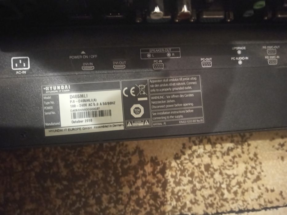 Ekran hiundai D405MLI  dotykowy