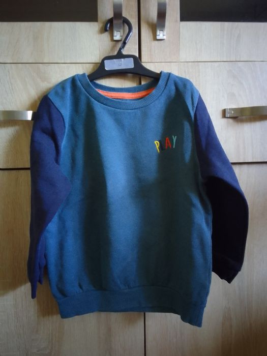 F&f bluza chłopięca dwukolorowa 110cm