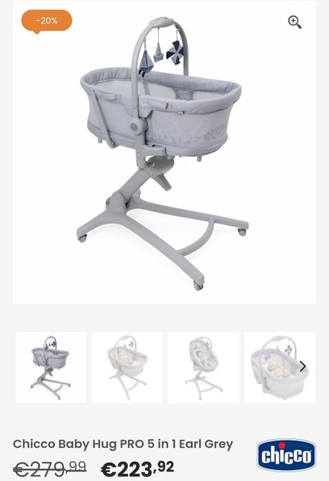 Berço Bebé Chicco - como novo