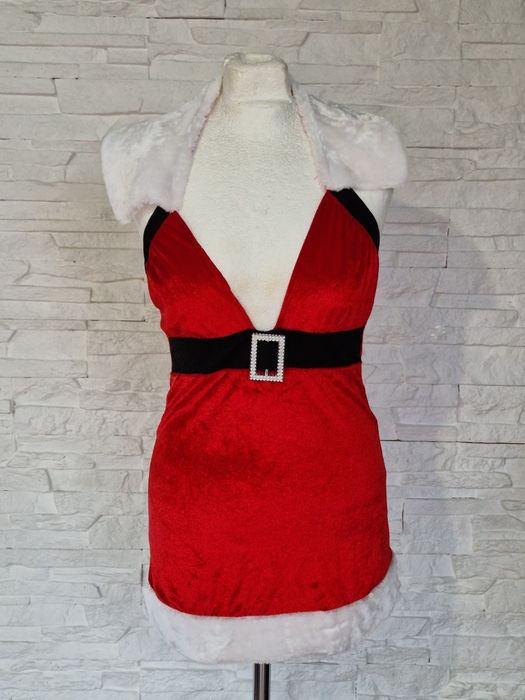 Strój karnawałowy dla dorosłych mikołajka 36-38