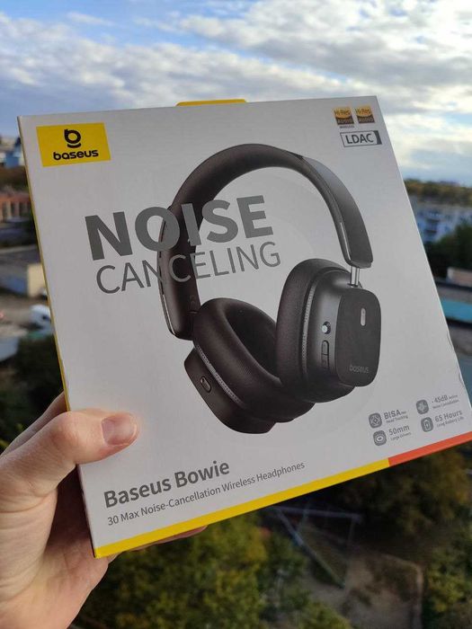 АКЦІЯ!!! Bluetooth навушники Baseus Bowie E30 Max з шумозаглушенням ANC TWS