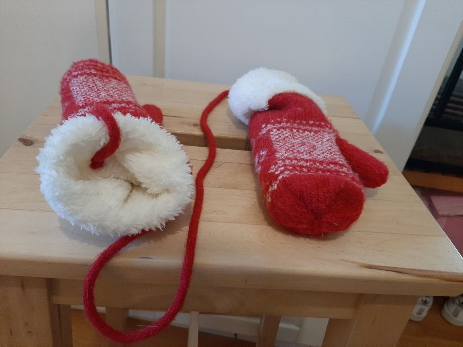 Luvas de inverno natal