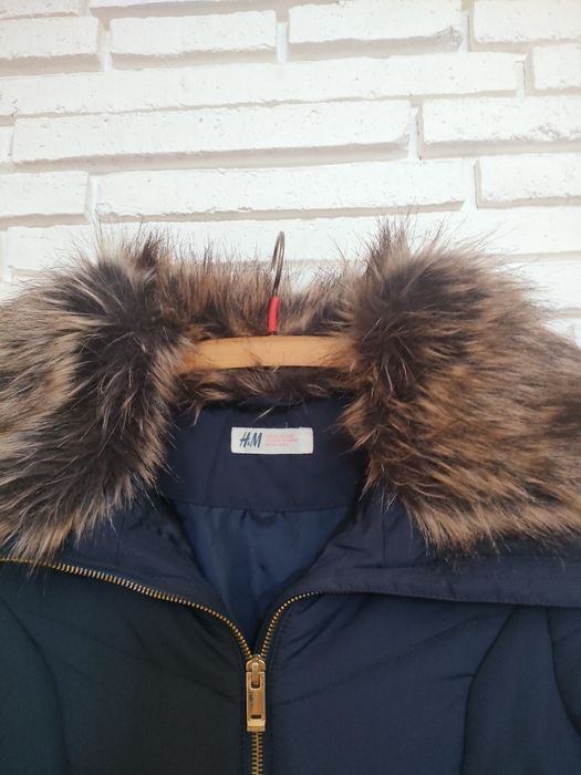 Kurtka dziewczęca pikowana H&M 164 rozmiar jesień zima