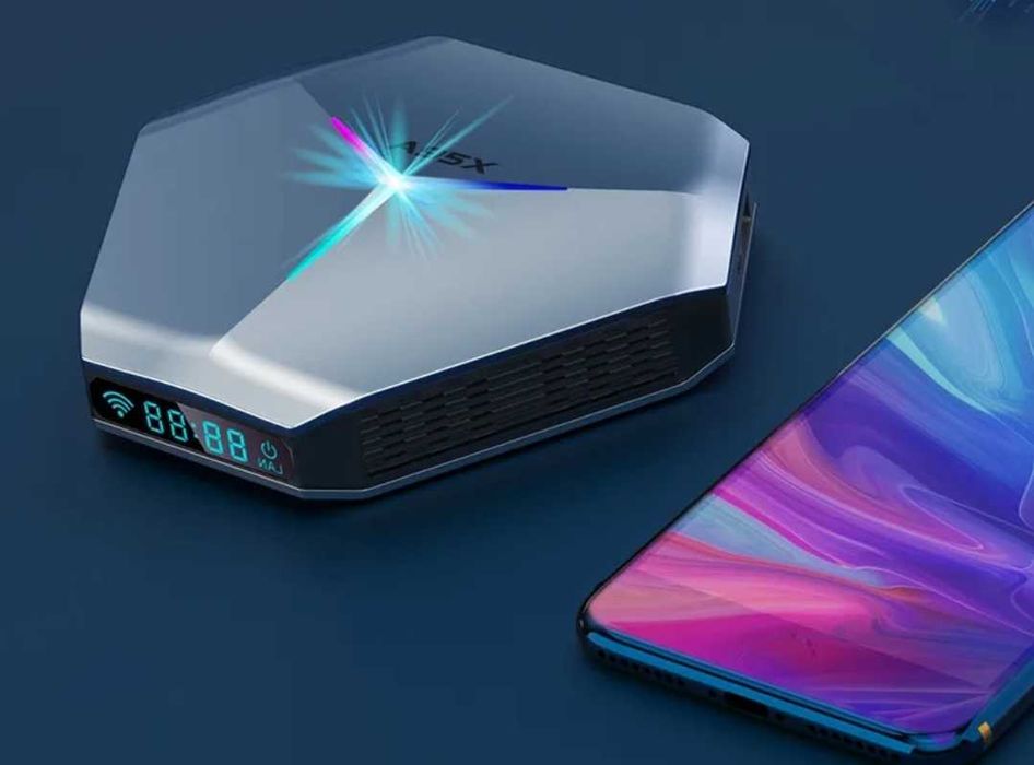 Android Smart TV Box Amlogic  8K 4K HD Wifi BT 4gb /128 gb