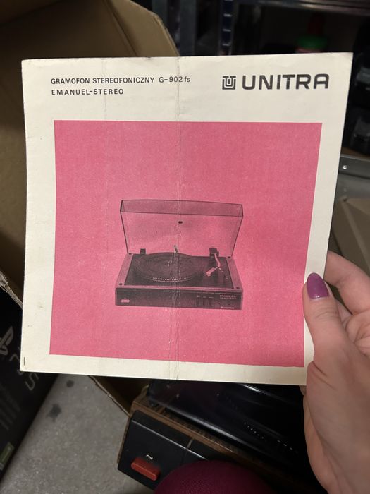 Gramofon unitra Emanuel
