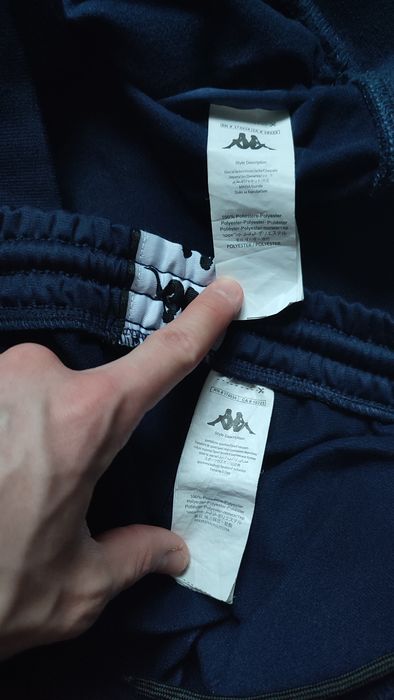 Спортивний костюм KAPPA dark navy на лампасах (Розмір S)