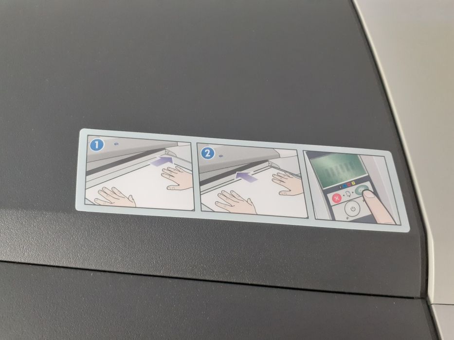 Plotter HP Designjet 111 Tam.A1 (não reconhece cabeçote amarelo)64283923248641123