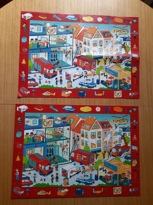 Puzzle obserwacyjne  Straż pożarna Trefl