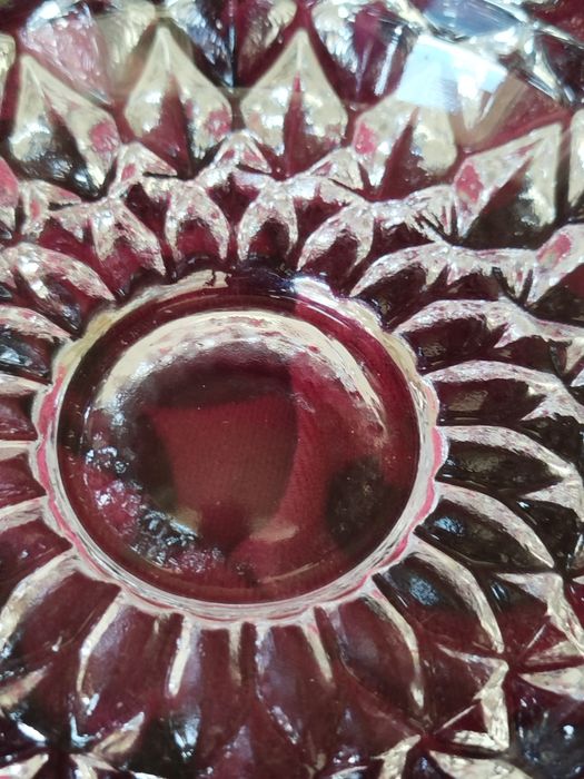 Kryształowa popielniczka z PRL